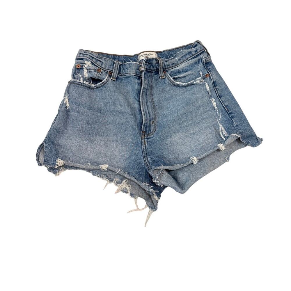 Abercrombie & Fitch 29 8 Curve Love high rise mom short SH2 3632